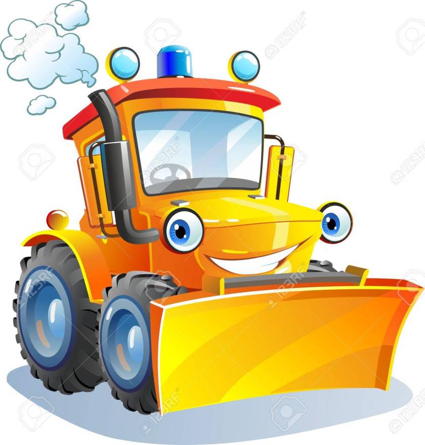 76081614-cartoon-funny-tractor-bulldozer-